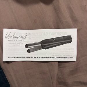 Unbound ConAir Cordless Hair Curler - Black